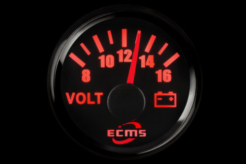 Вольтметр для лодки ECMS PMV2-BS-8-16