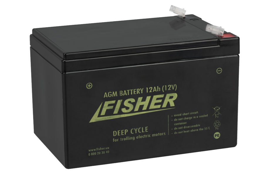 Аккумулятор для эхолота Fisher 12AH AGM