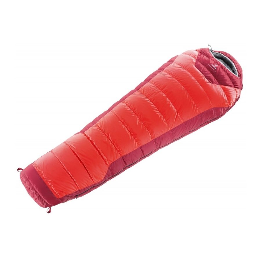 Спальный мешок Deuter Neosphere -10 ° L, fire-cranberry, левый