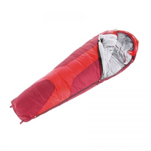 Спальный мешок Deuter Orbit 0 L, fire-cranberry, левый