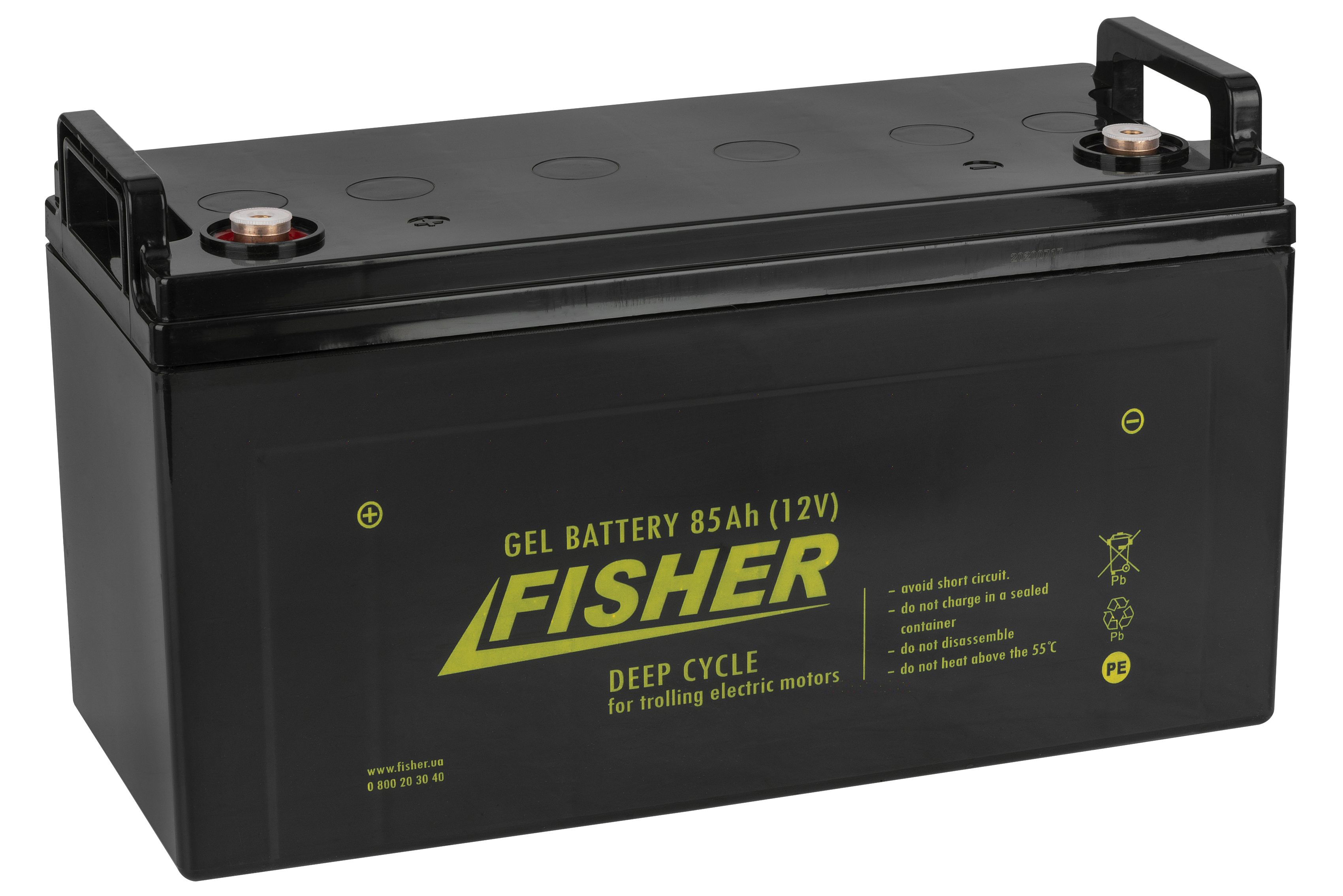  Аккумулятор для лодочного электромотора Fisher 85AH GEL в .