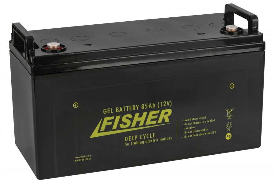 Аккумулятор для лодочного электромотора Fisher 85AH GEL