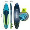 Надувная SUP доска 11.6 Tsunami PRO T14 (P-5905973405621) 57326